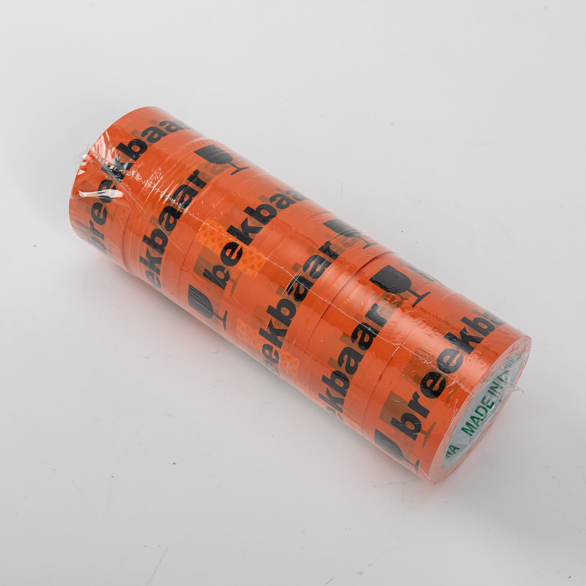6x Verpakkingstape Breekbaar / Fragile 48mm x 66m Oranje