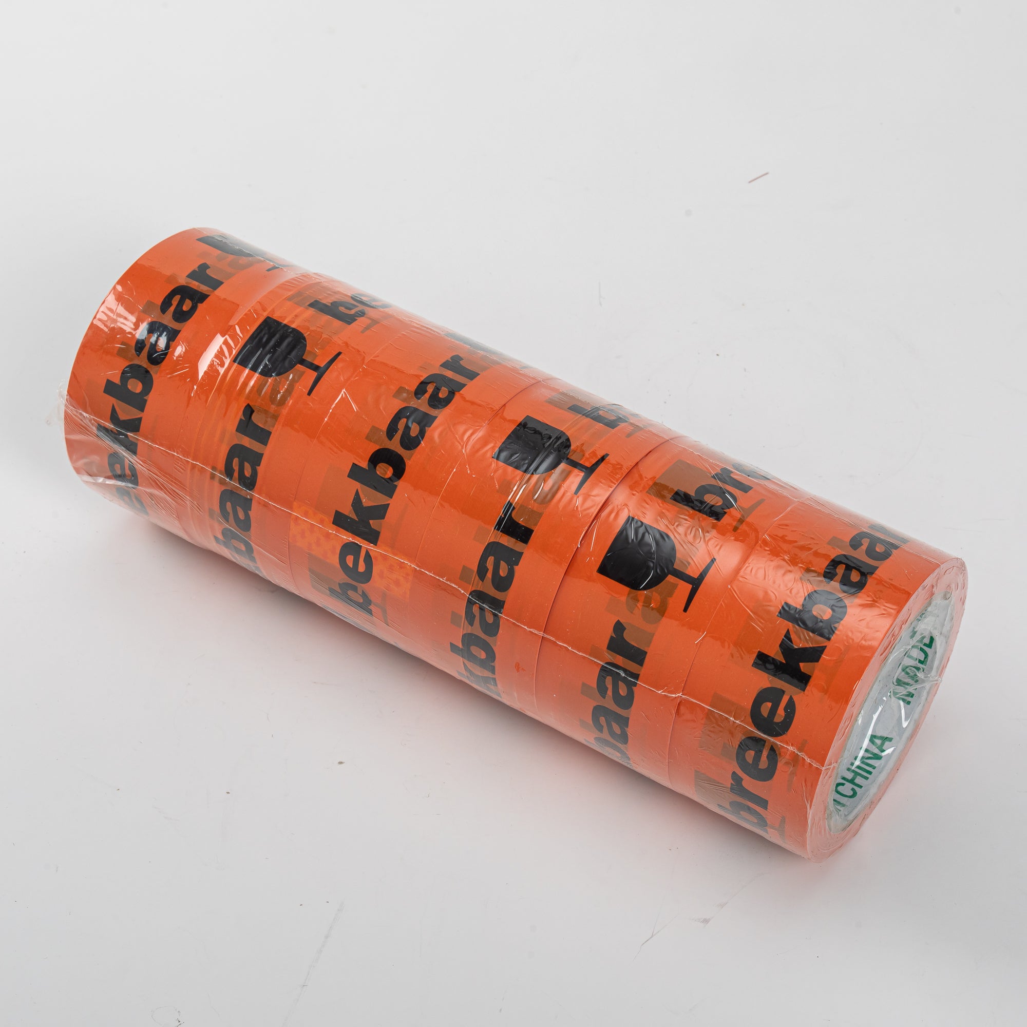 6x Verpakkingstape Breekbaar / Fragile 48mm x 66m Oranje
