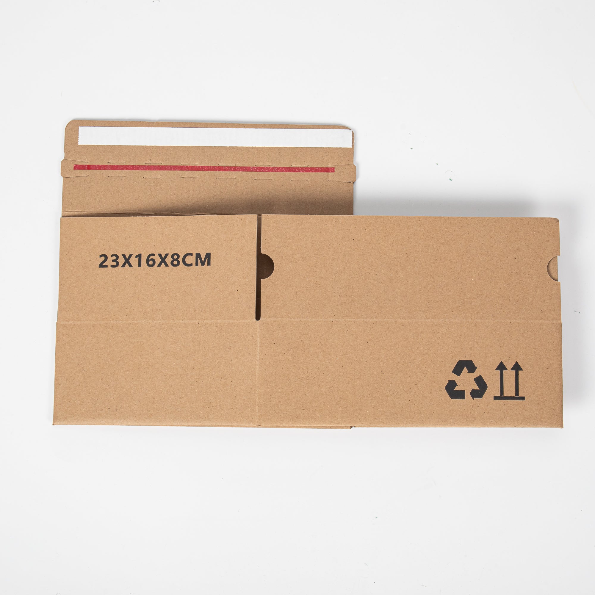 20x Autolock Doos - 310x230x110 mm - Bruin met plak- en tearstrip