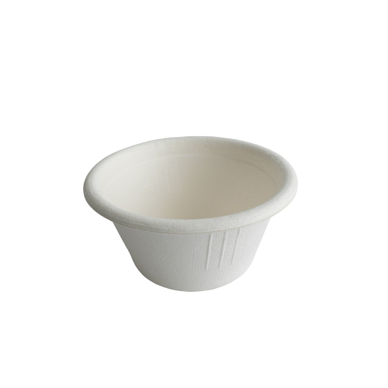 2000x Bio Sauscup van Bagasse suikerriet – 4oz (120ml) wit
