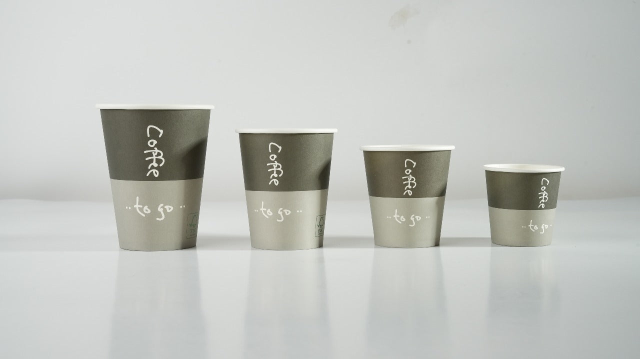 1000x Coffee to go Koffiebeker karton 180ml 7oz vendingcup 70,3mm