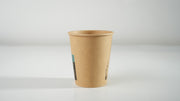 1000x  Koffiebeker karton Nature Kraft Ø80mm 240ml 8oz  Bruin FSC en BIO