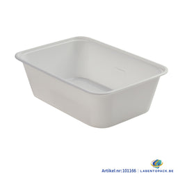 Maaltijdbak PP 750ml – Wit