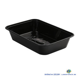 Maaltijdbak PP 500ml Zwart
