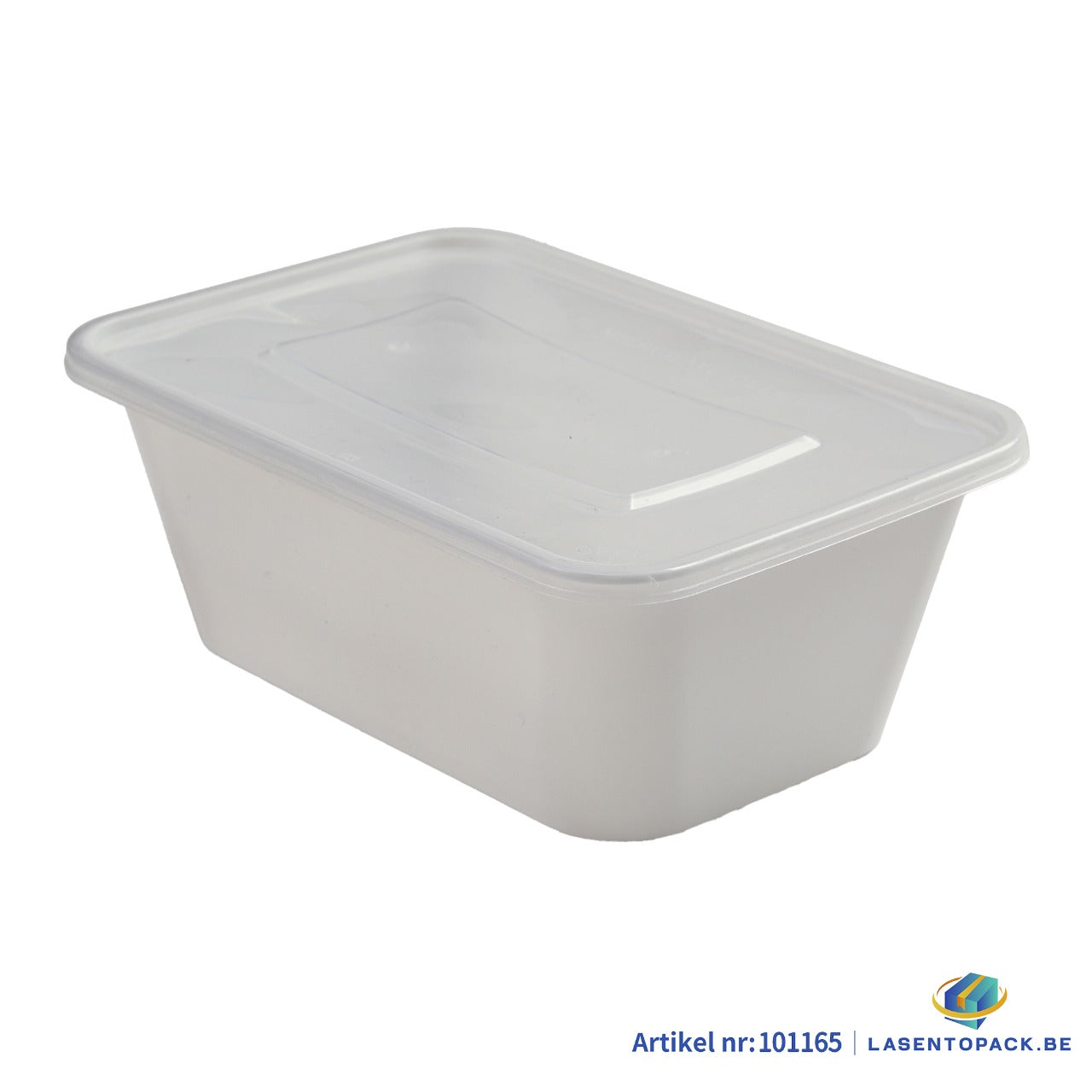 Maaltijdbak PP 1000ml wit