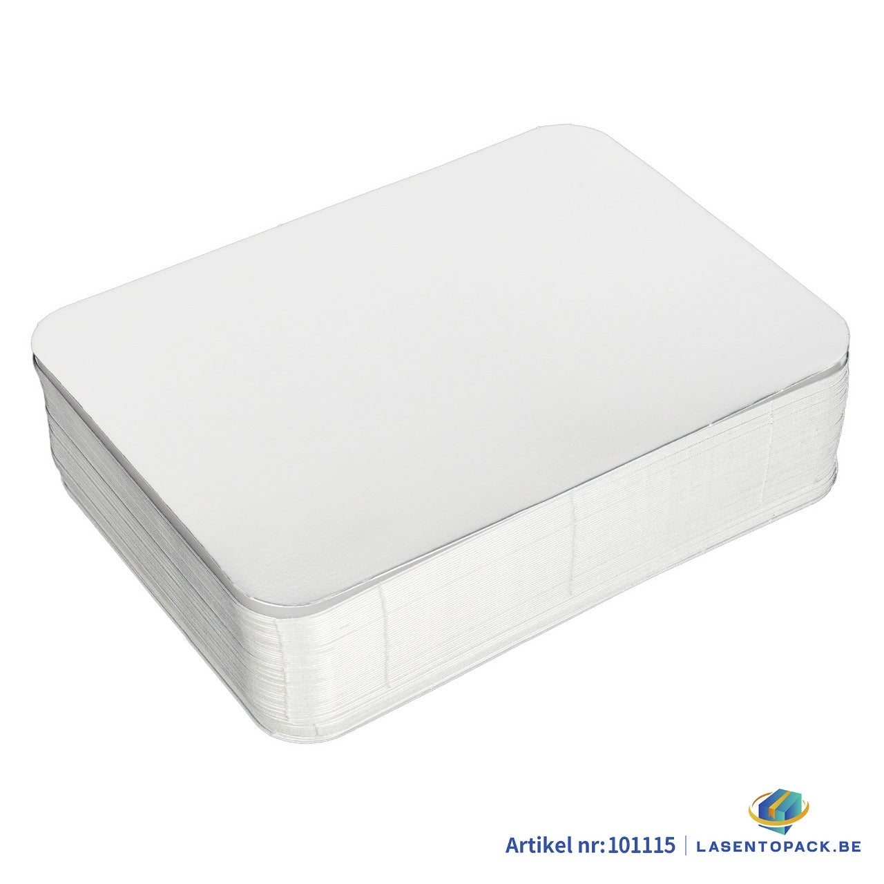 125x Deksel voor Aluminium Bak 750 ml – 201x142 mm