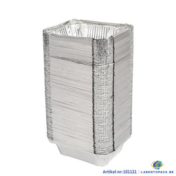 125x Aluminium Bak 300 ml 125 x 95 x 35 mm
