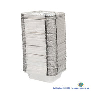 125x Aluminium Bak 160 ml – 103 x 83 x 25 mm