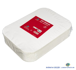 125x Deksel voor Aluminium Bak 1900 ml – 242 x 172 mm