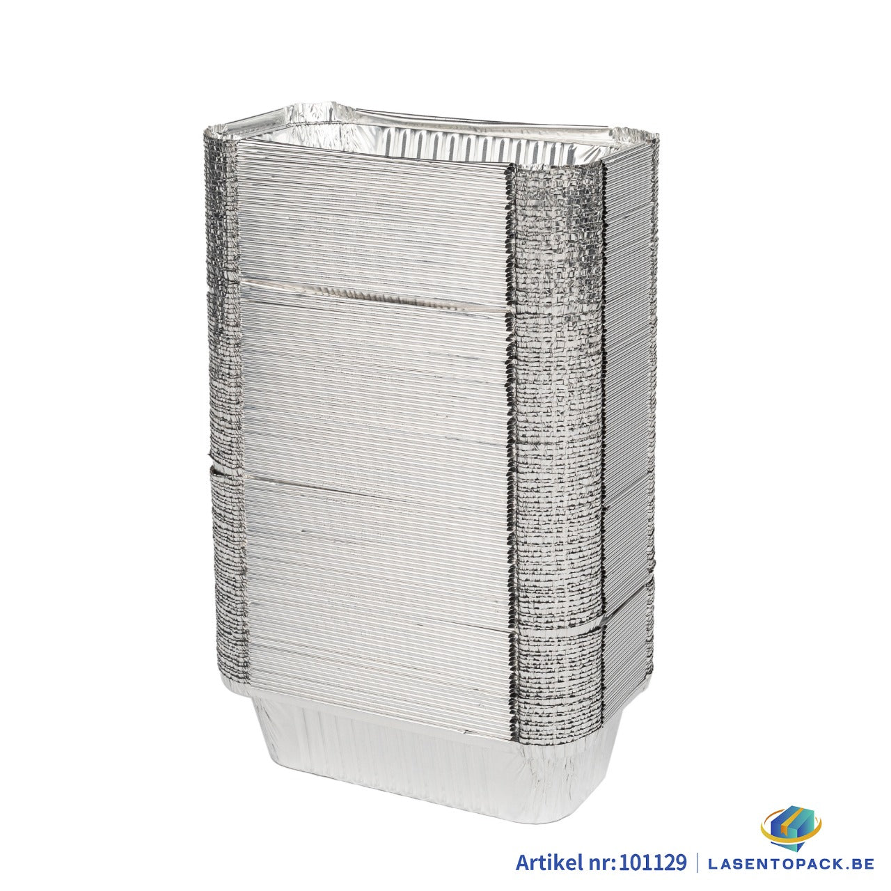 125x Aluminium Bak 650 ml – 182 x 93 x 47 mm