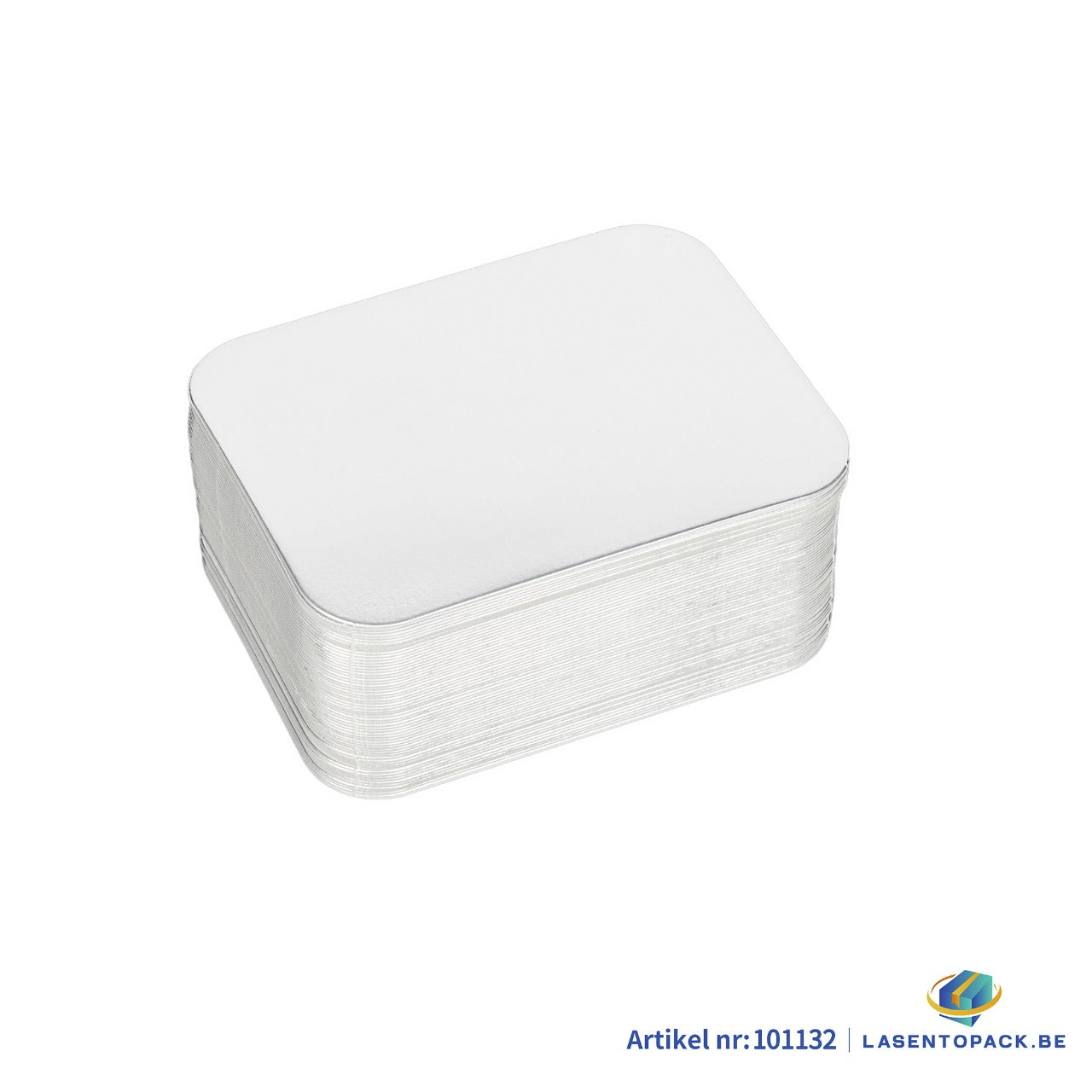 1000x Deksel voor Aluminium Bak 220 ml – 115 x 85 mm