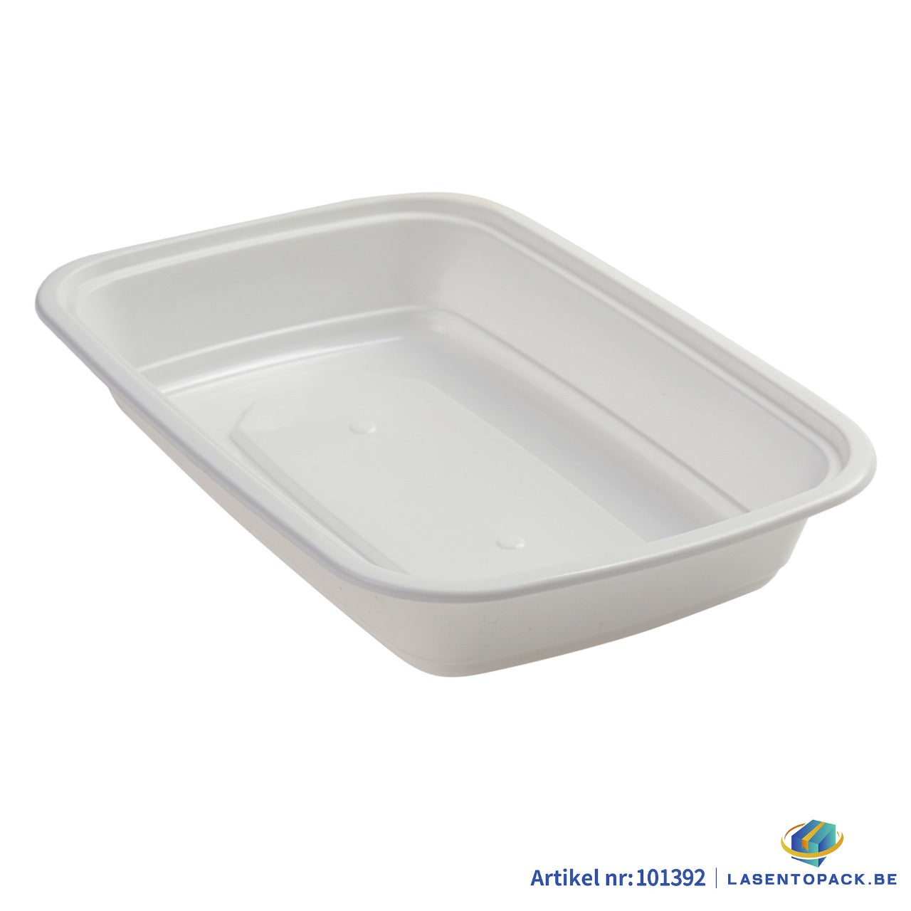 150x Maaltijdbak PP 880ml met Deksel – Wit | Stevig en Herbruikbaar (Set)