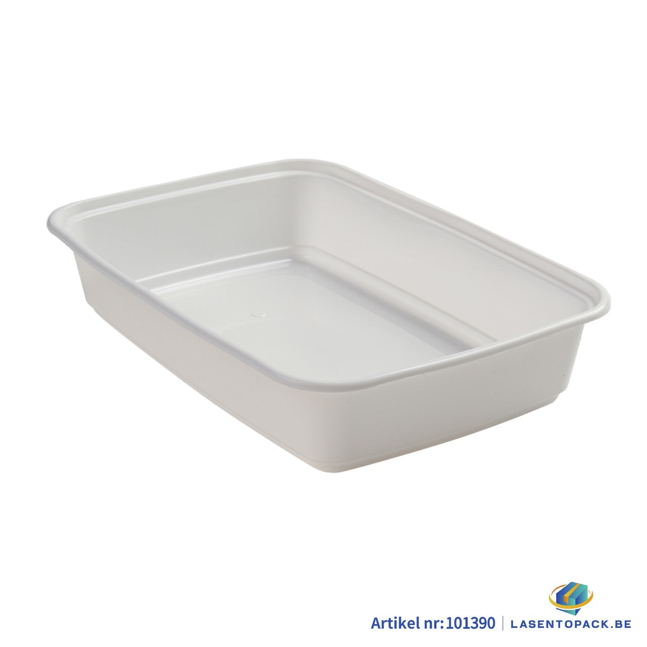 150x Maaltijdbak PP 1070ml met Deksel – Wit | Stevig en Herbruikbaar (Set)