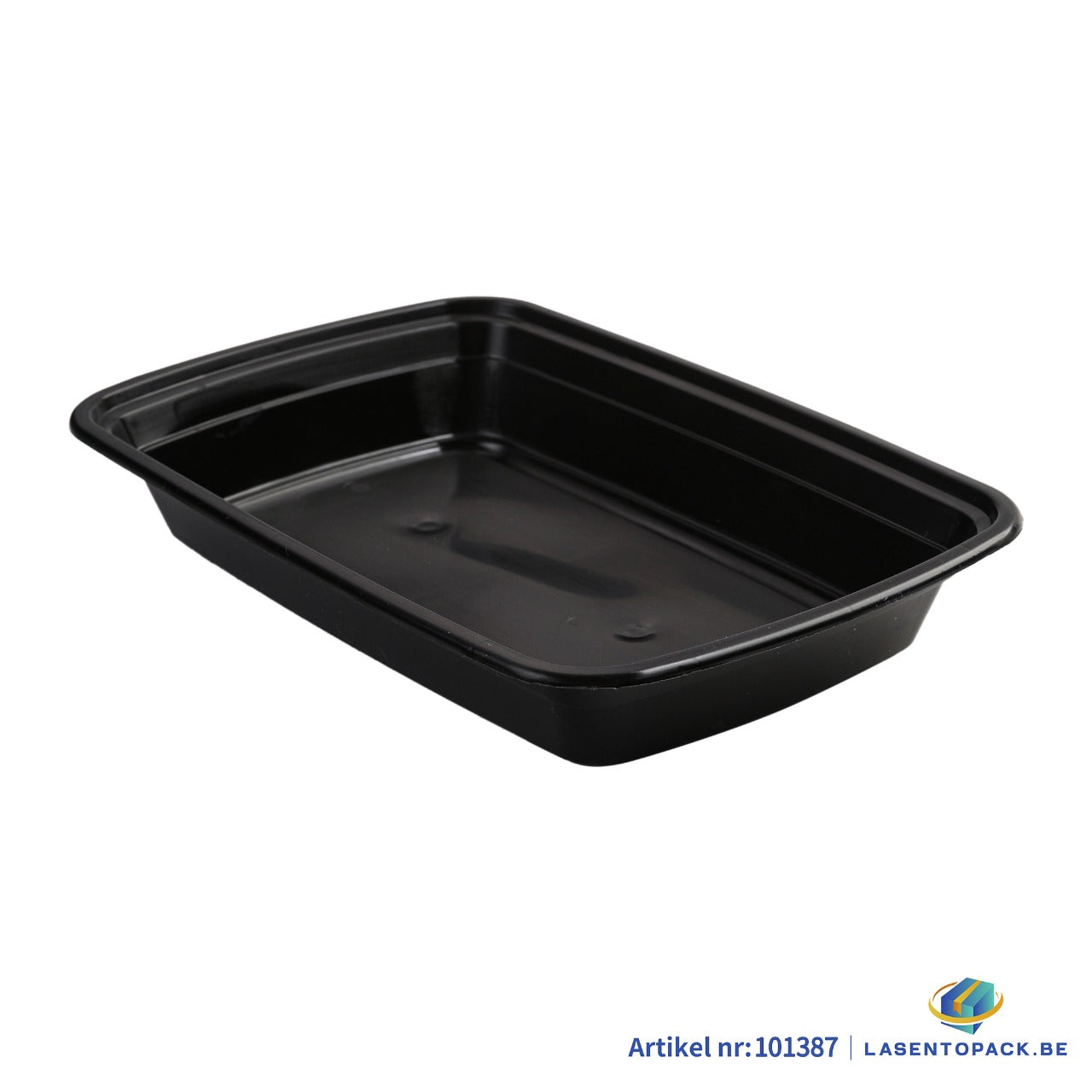 150x Maaltijdbak PP 780ml met Deksel – Zwart | Stevig en Herbruikbaar (Set)