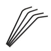 100x BIO Papieren Buigrietjes 6mm x 240mm Zwart Buigbaar