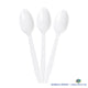 24x Herbruikbare lepel 155mm PP Wit
