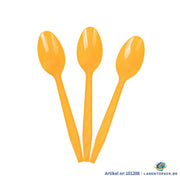 24x Herbruikbare lepel 155mm PP Oranje