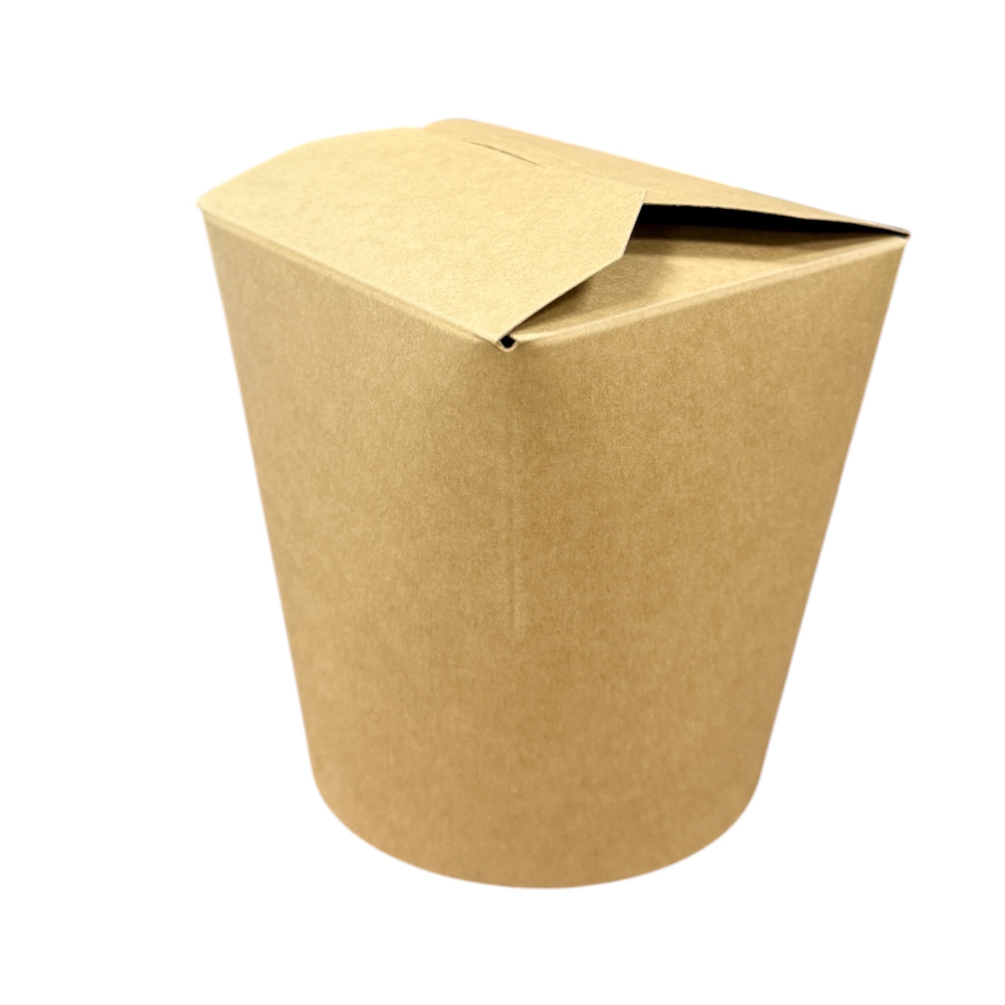 500x Wok to Go kraft wegwerpbeker 1000ml voor noedels en salades