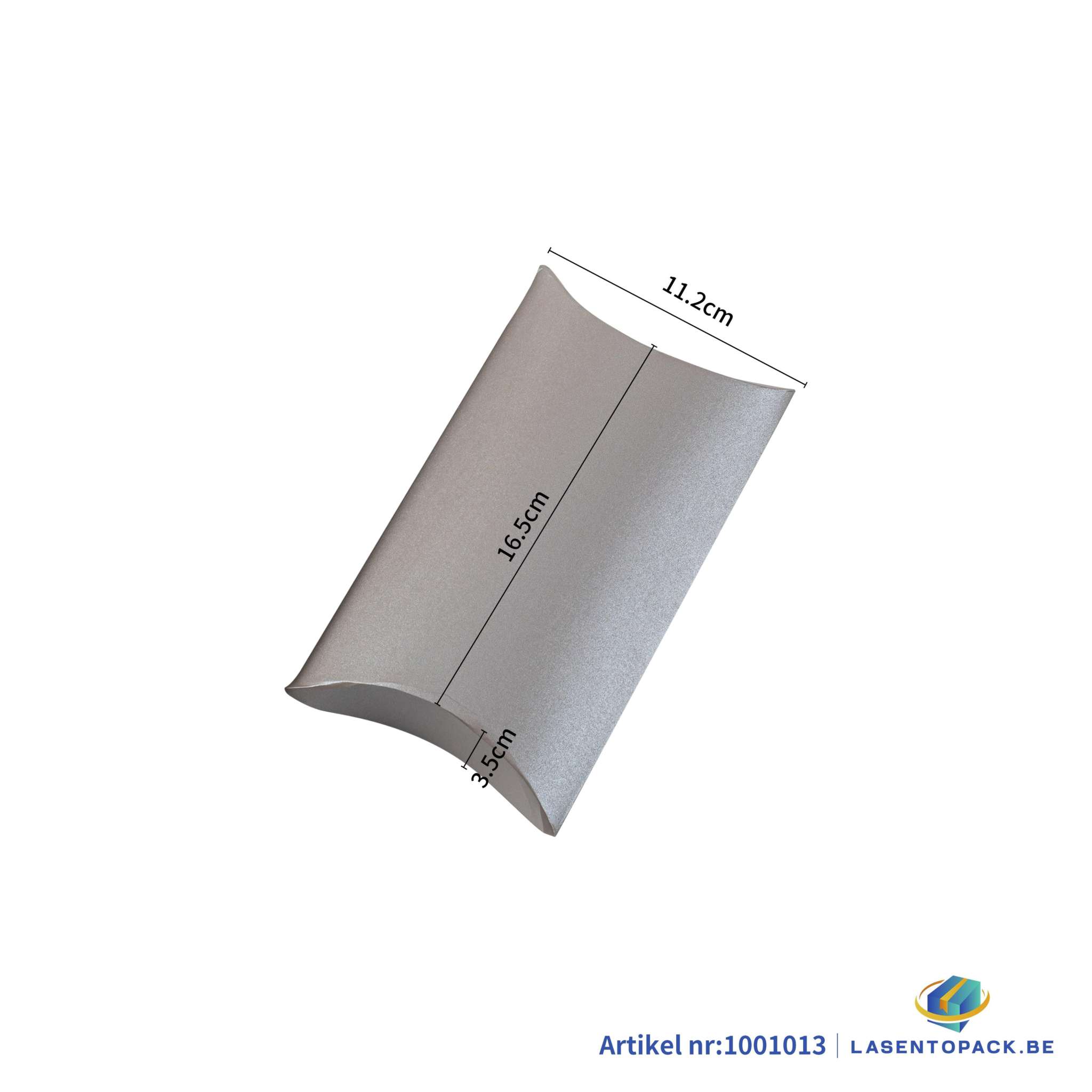 12x Pillow box - 23x12x3.5 cm - Gray