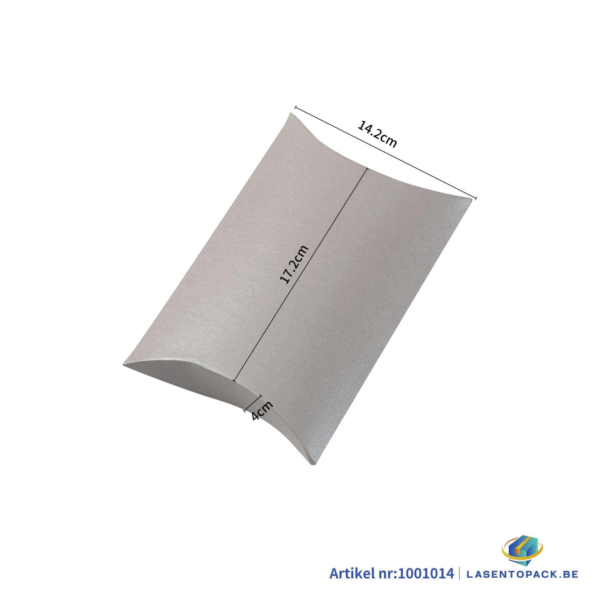 12x Pillow box - 15x9x3.5 cm - Gray