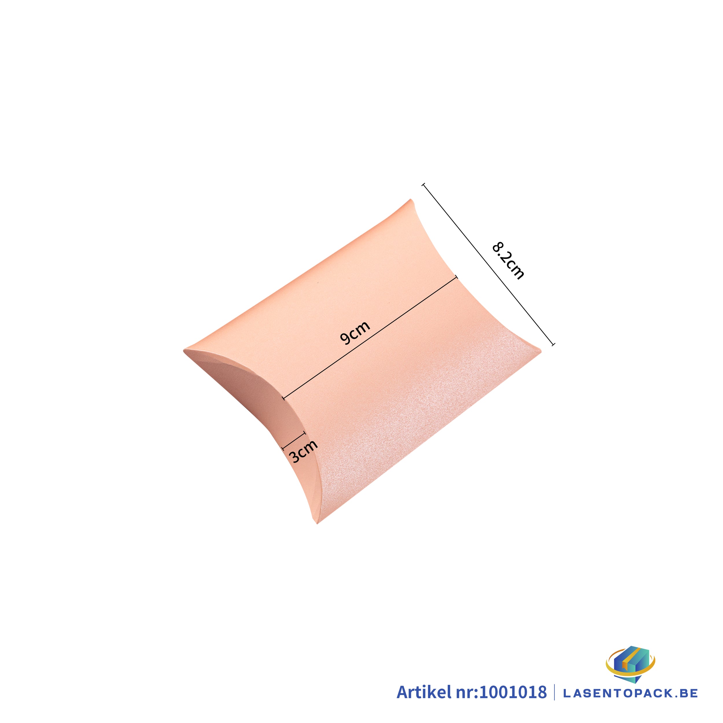 12x Kussendoos - 25x15x3.5 cm - Roze