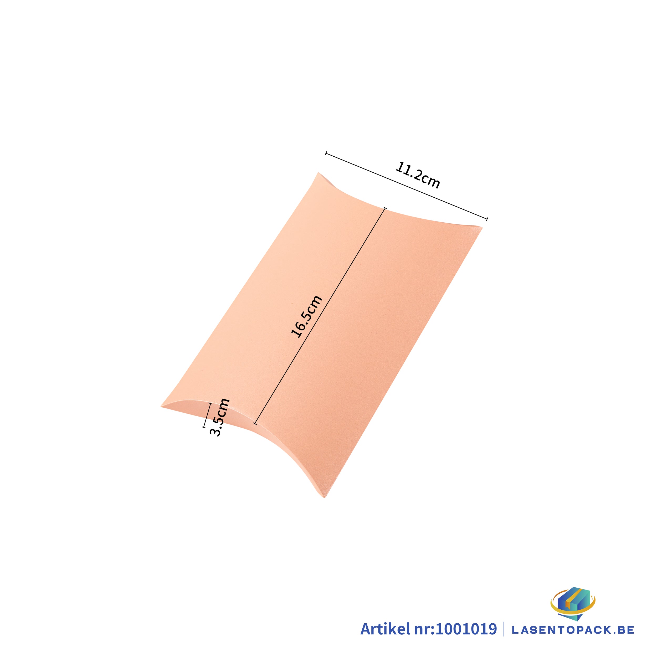 12x Kussendoos -  23x12x3.5 cm - Roze