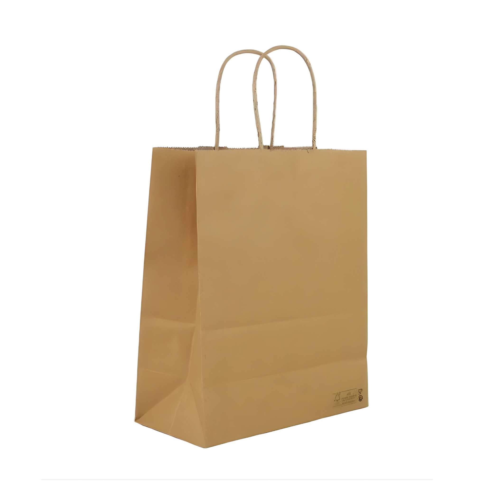 200x Papieren Tassen Groot 120 gr. – 32+21 x 27 cm BIO FSC