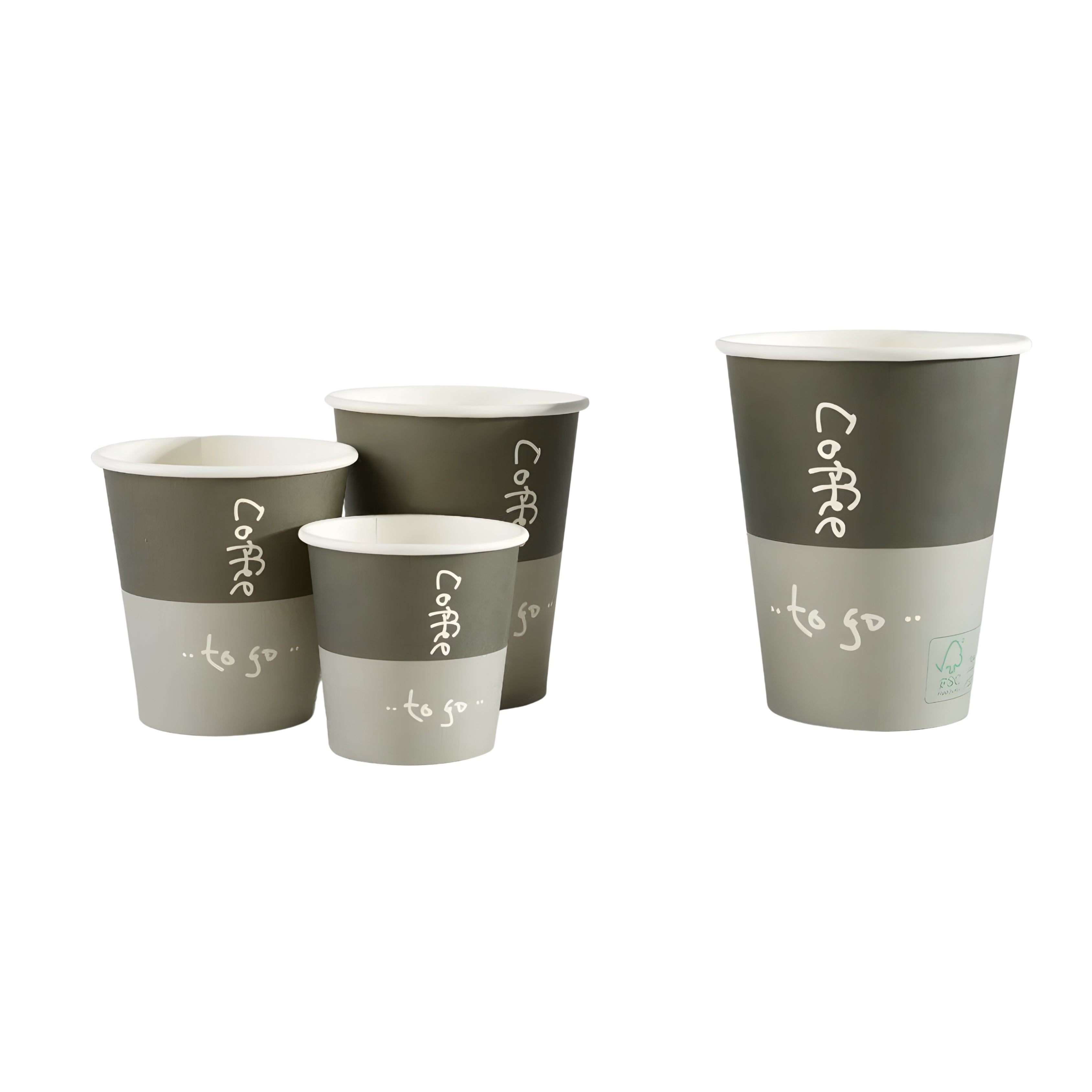 1000x Kaffee zum Mitnehmen, Espresso-Kaffeebecher, 120 ml, 4 oz