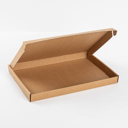50x Brievenbusdoos A6 - 16x11x2.8 cm - Bruin