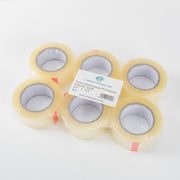 6x Verpakkingstape Transparant PP Plakband 48mmx 144m