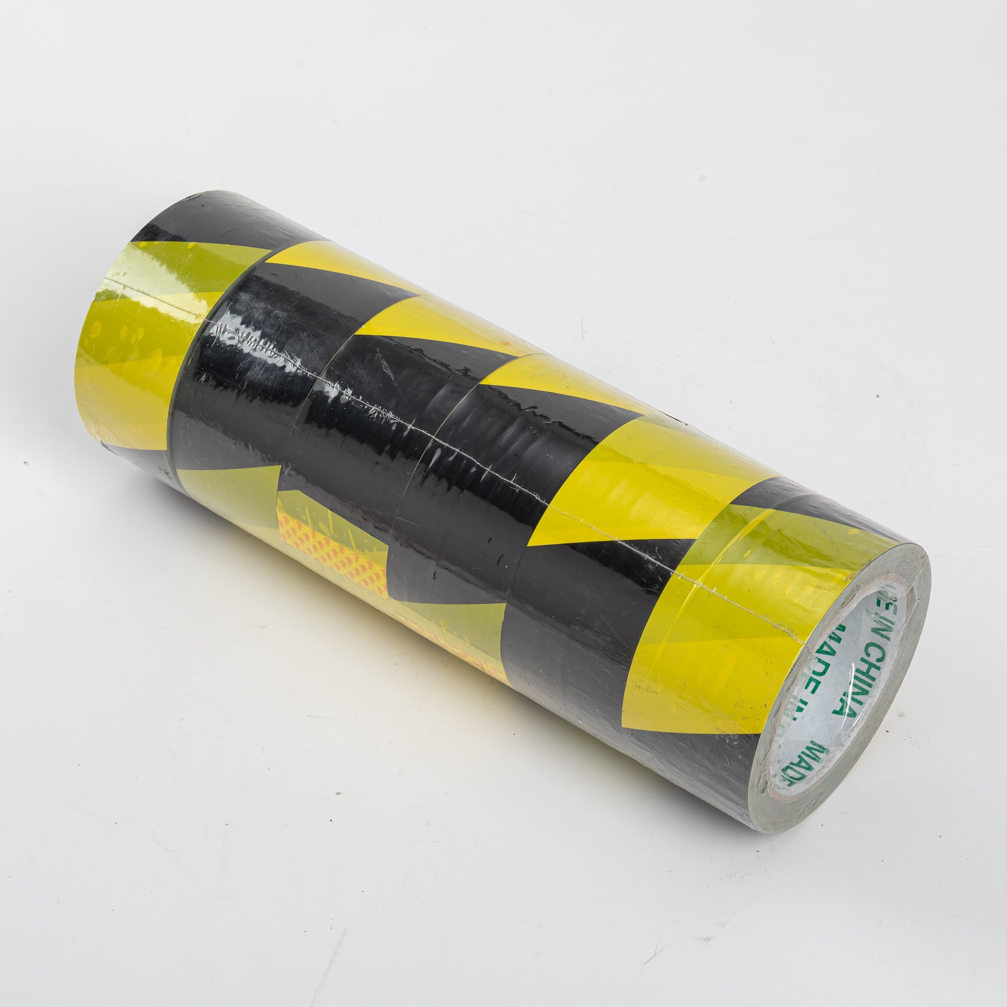 6x Universal waarschuwingstape 66m x 48mm geel/zwart