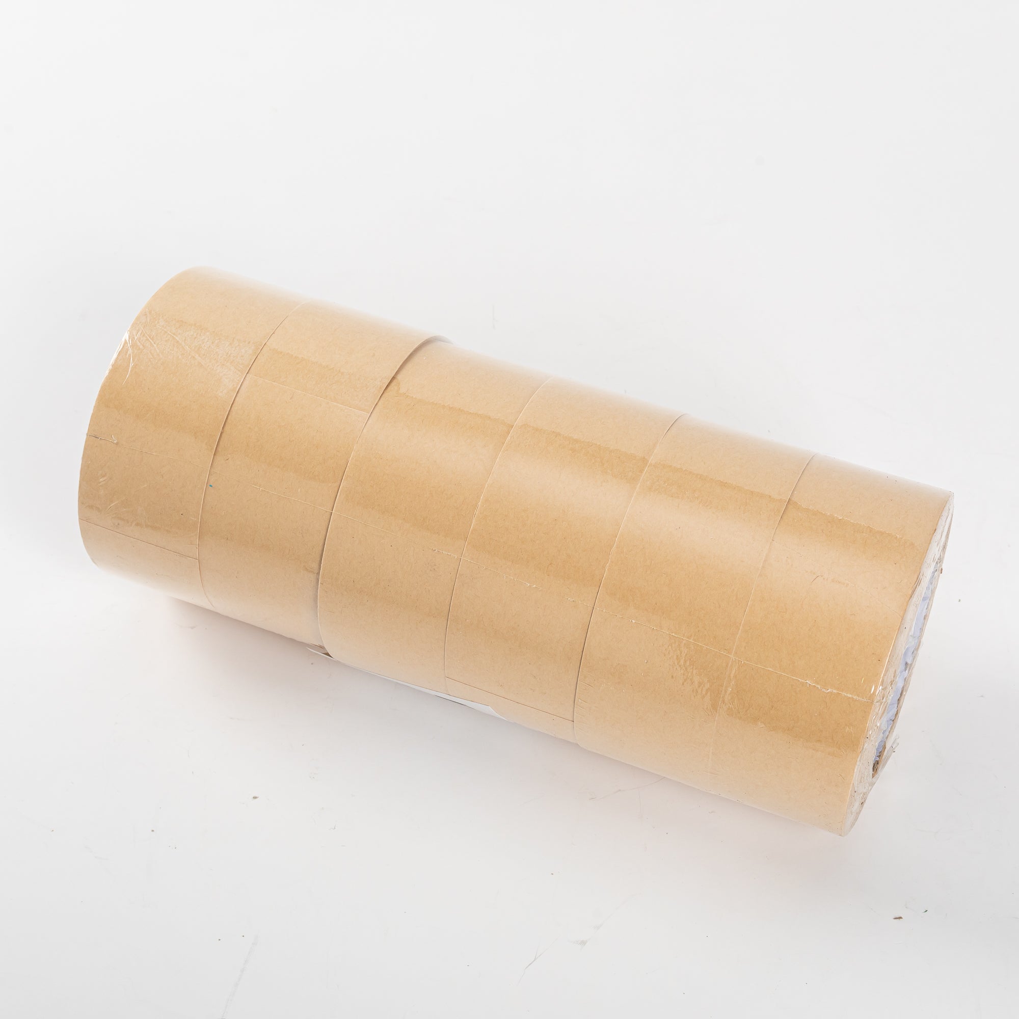 6x Papier Verpakkingstape Bruin 48mmx 50m
