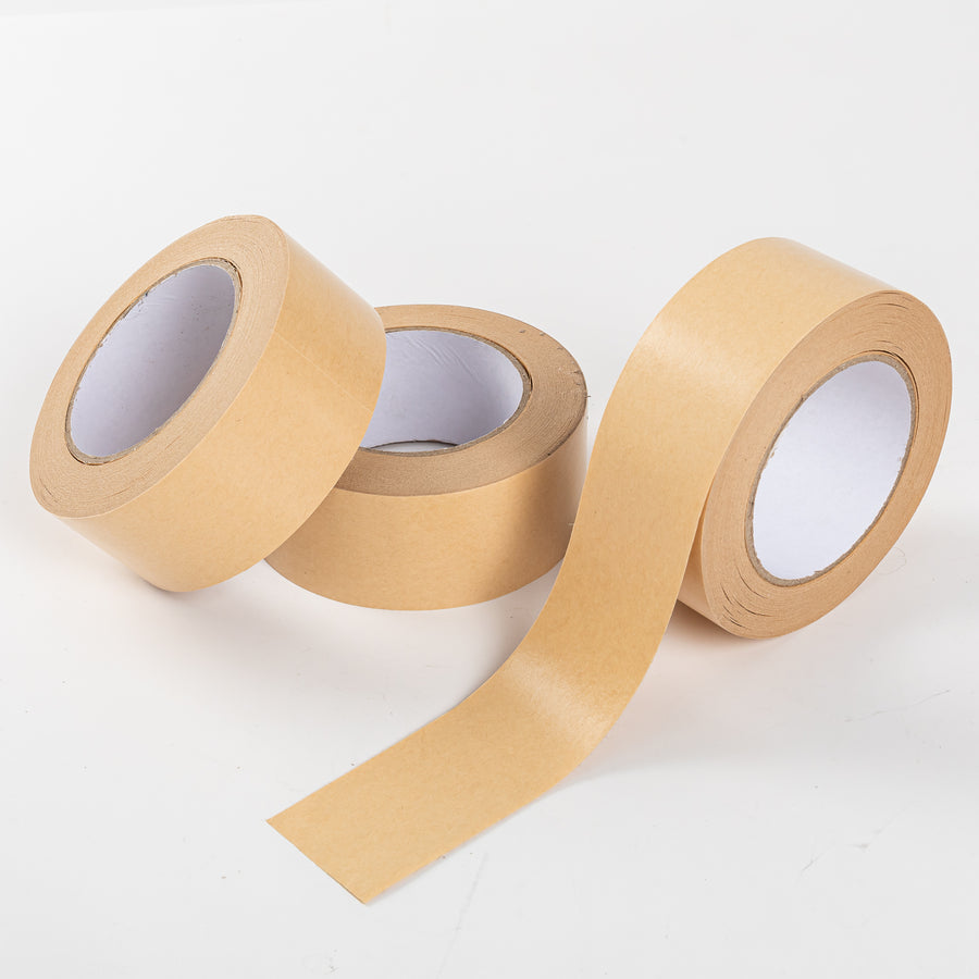 6x Papier Verpakkingstape Bruin 48mmx 50m
