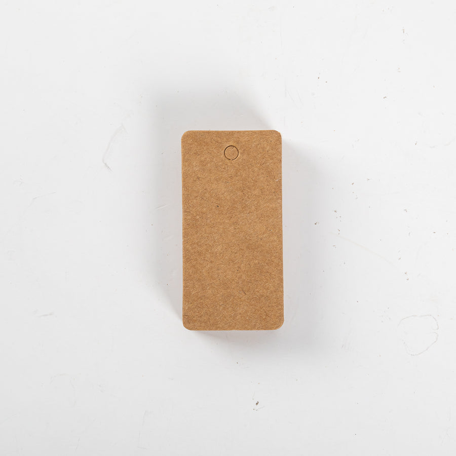 500x Eco Manila Label - 3.5cm x 7cm