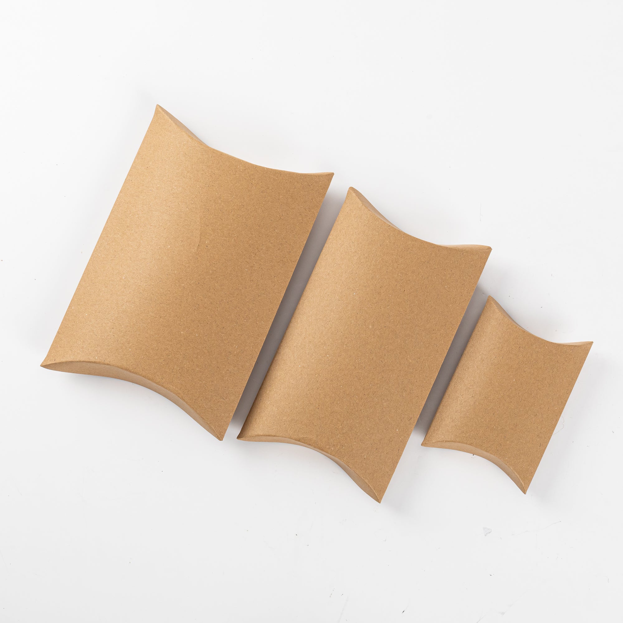 12x Cushion box - 15x9x3.5 cm - Kraft cardboard 