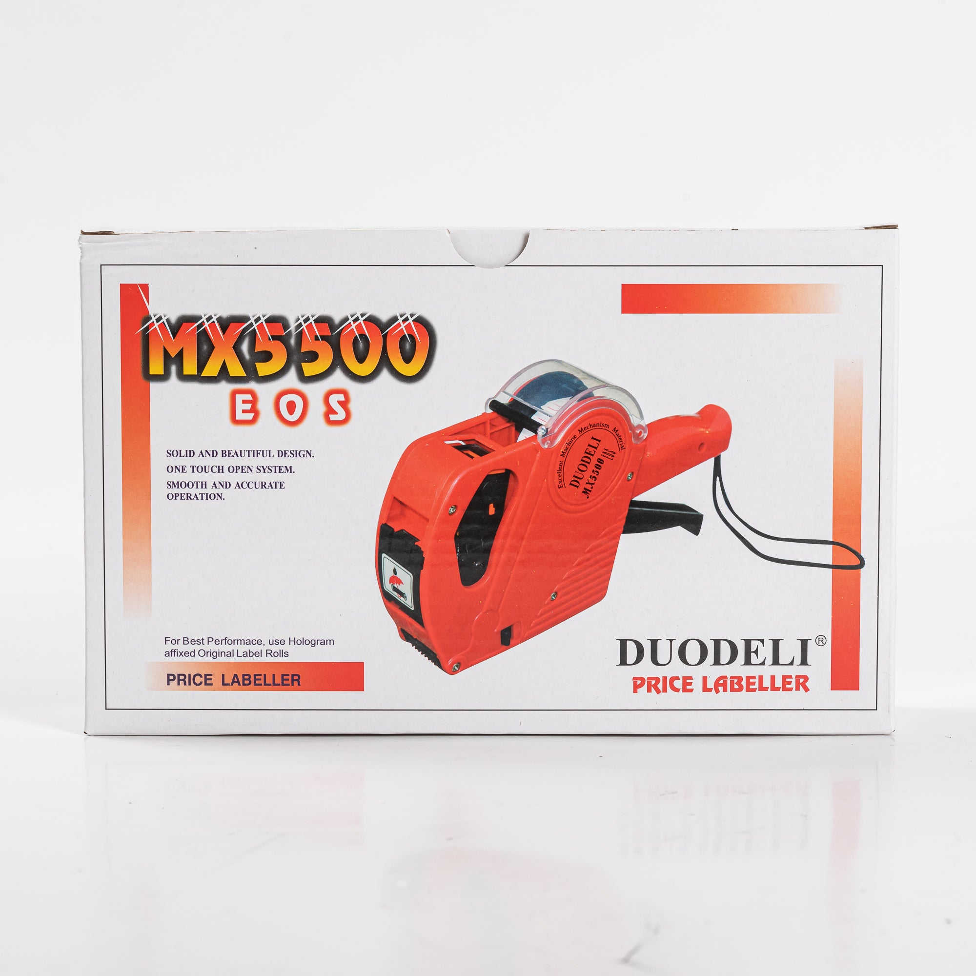 1x Prijstang MX5500 - 8 posities - Rood