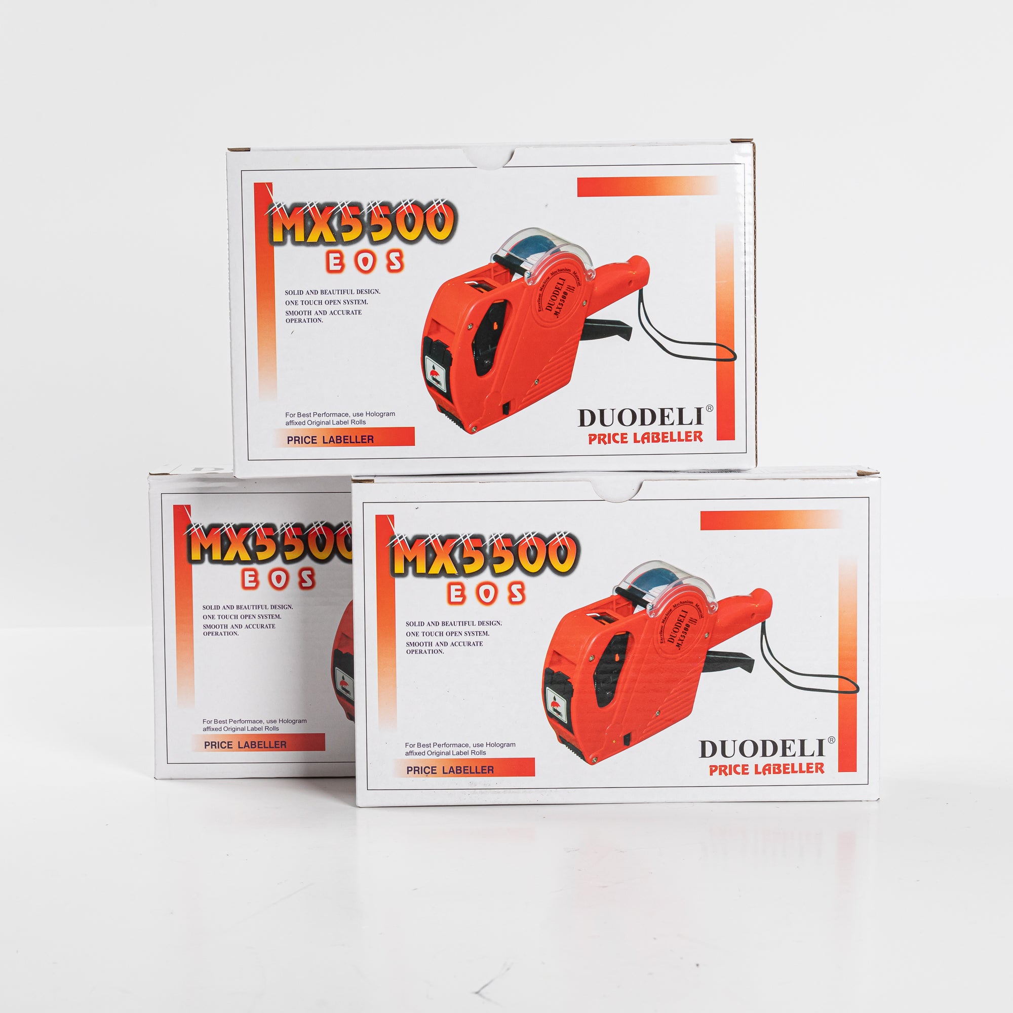 1x Prijstang MX5500 - 8 posities - Rood