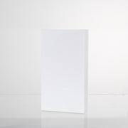 50 stuks Nature Kraft zak blokbodem 9cm + 6cm x 18cm Wit