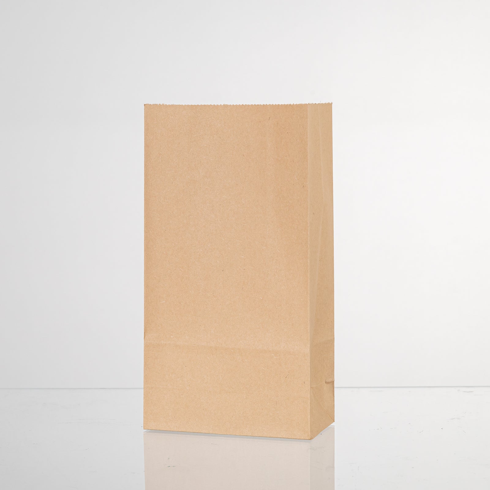 50 stuks Nature Kraft zak blokbodem 18cm + 12cm x 32cm Bruin