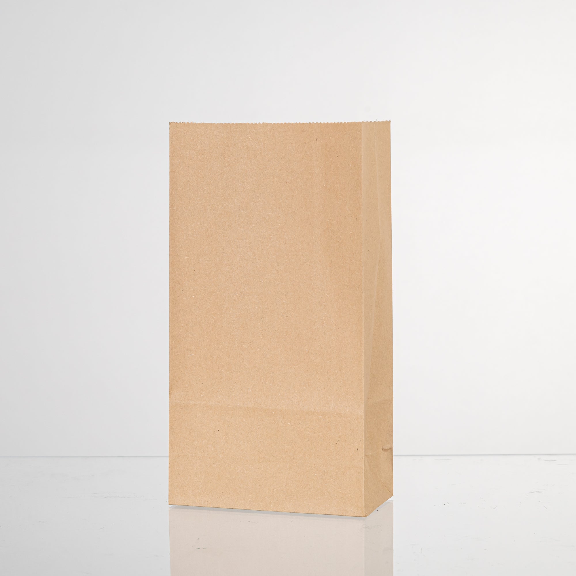 50 stuks Nature Kraft zak blokbodem 18cm + 12cm x 32cm Bruin