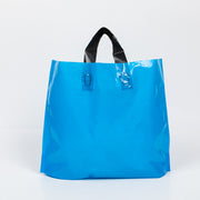 100x Stevige Herbruikbare Tas met Handhengsel - 40cm x 30cm - Blauw