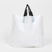 100x Stevige Herbruikbare Tas met Handhengsel - 50cm x 40cm - Wit