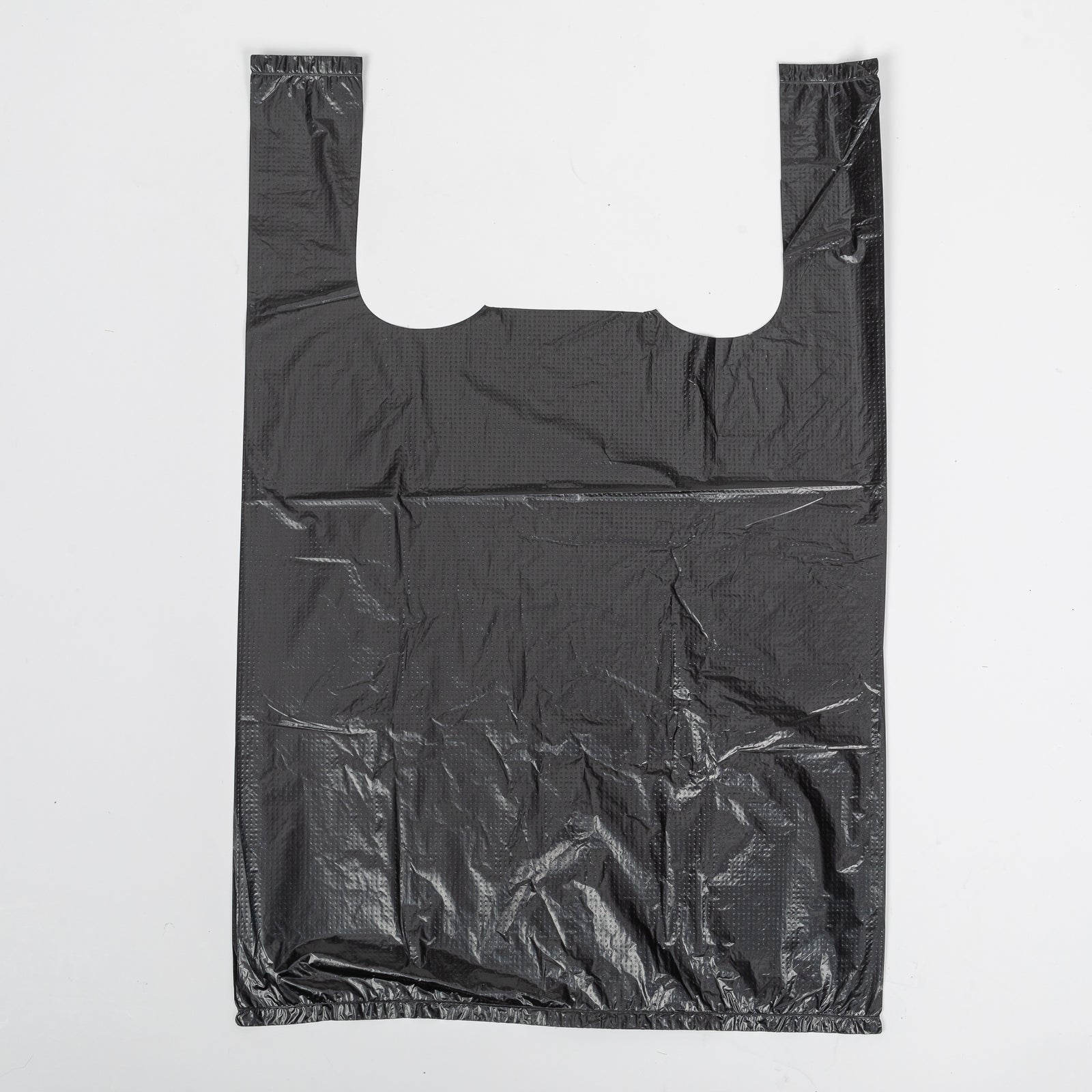 100x Shirt Carrier Bag - 40cm x 60cm - Black 