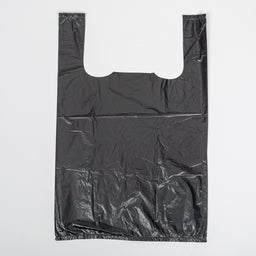 100x Shirt Carrier Bag - 40cm x 60cm - Black 