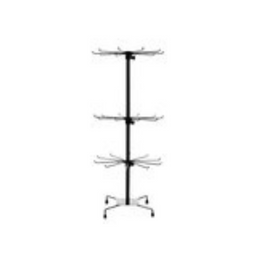 1x Draaibare Molen voor Sieraden - 3 Lagen - Metaal - 65cm x 20cm - Zwart