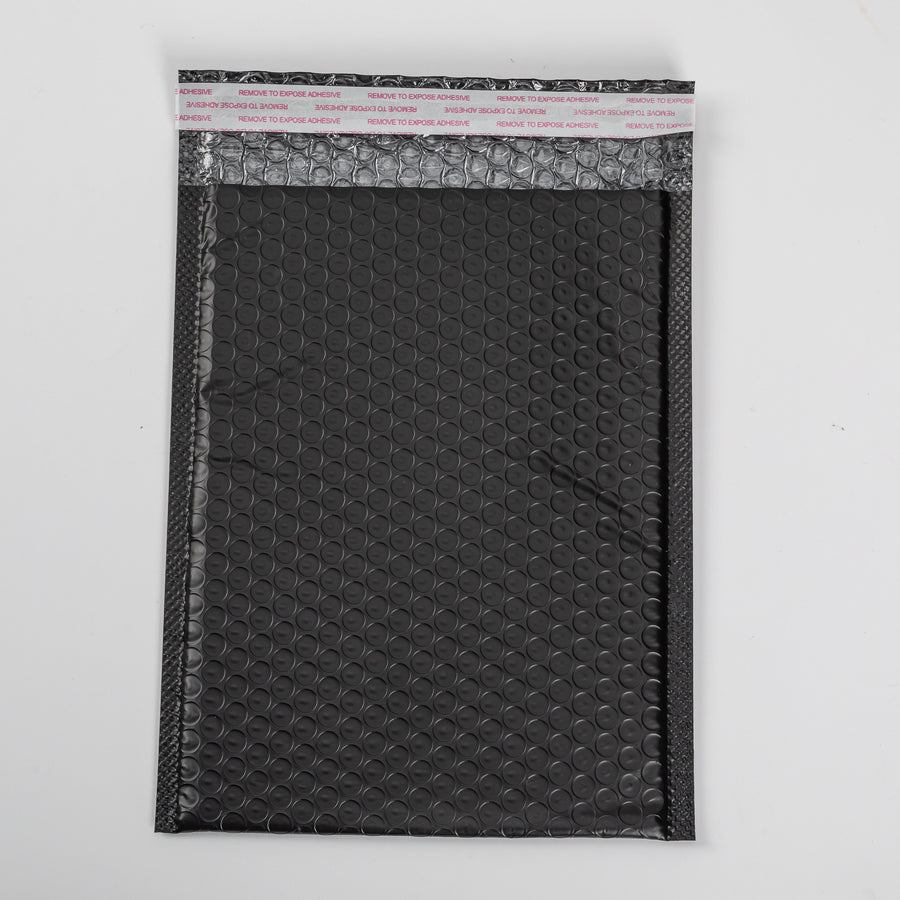 20x Luchtkussen enveloppen - 20cm x 25cm + 4cm - Hoogglans Zwart