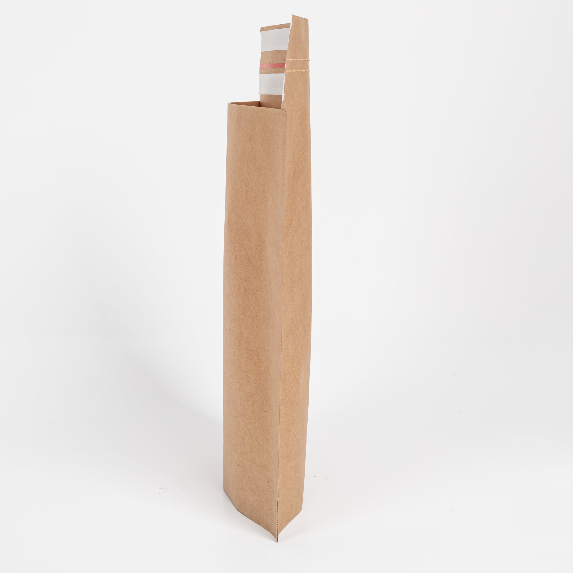 50x Papieren Verzendzak met Zijvouw en Bodem - 38cm x 33.50cm x 10cm + 7.5cm retour plakstrip