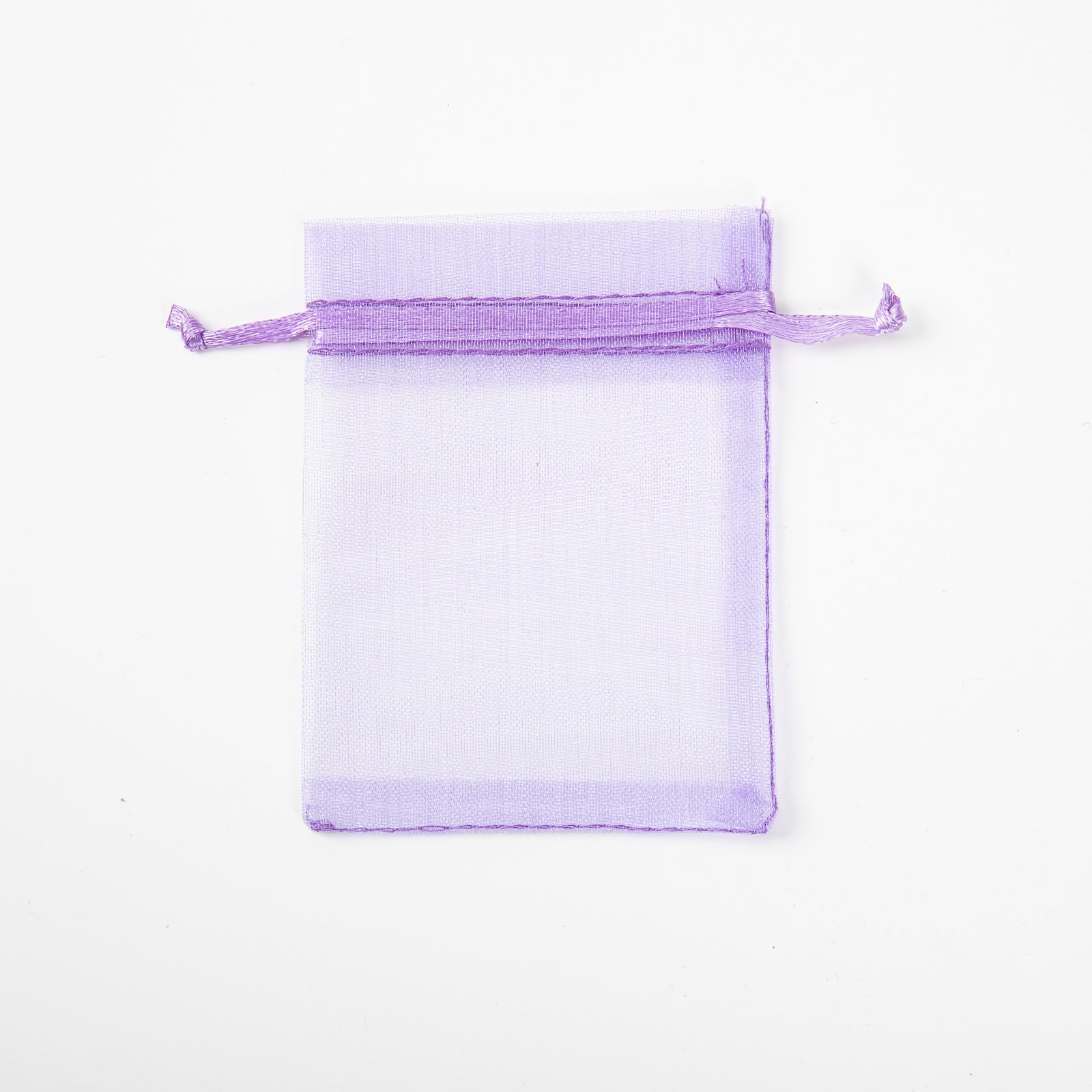 50x Organza Bag - 90mm x 120mm - Purple