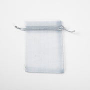 50x Organza Zakje - 110mm x 160mm - Grijs