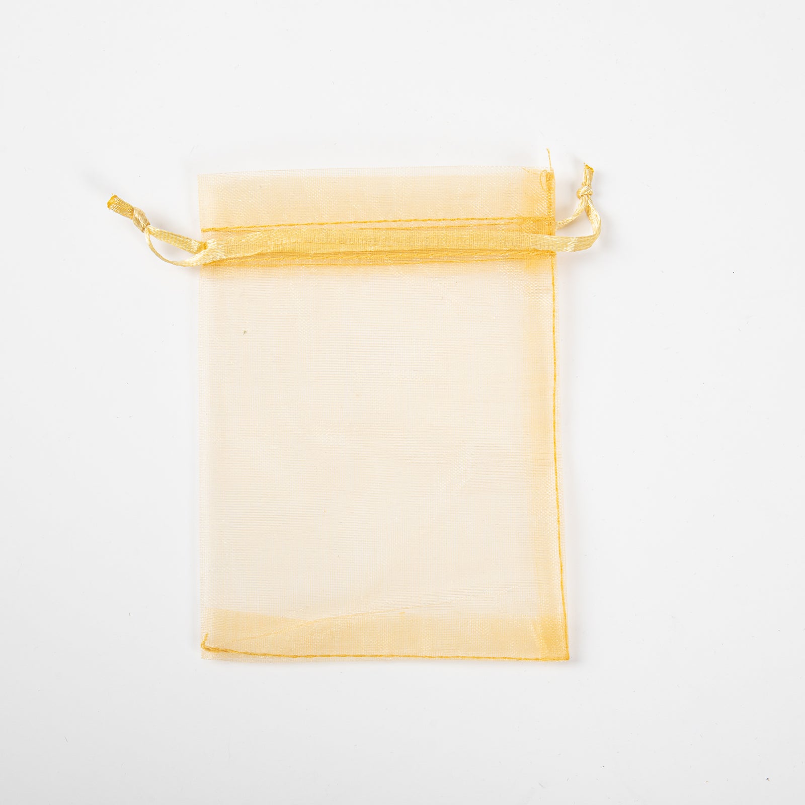 50x Organza Zakje - 90mm x 120mm - Goud